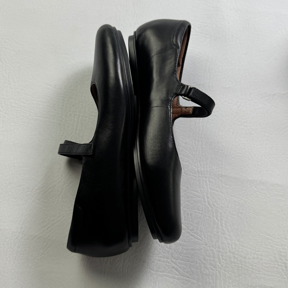 Naturalizer Maxwell MJ Black Leather Mary Jane Flat Women 8.5M Round Toe Comfort - Picture 13 of 14